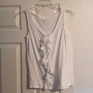 White Ann Taylor Loft tank